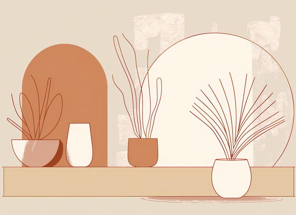 Plakat 55x40cm Pflanzenansicht