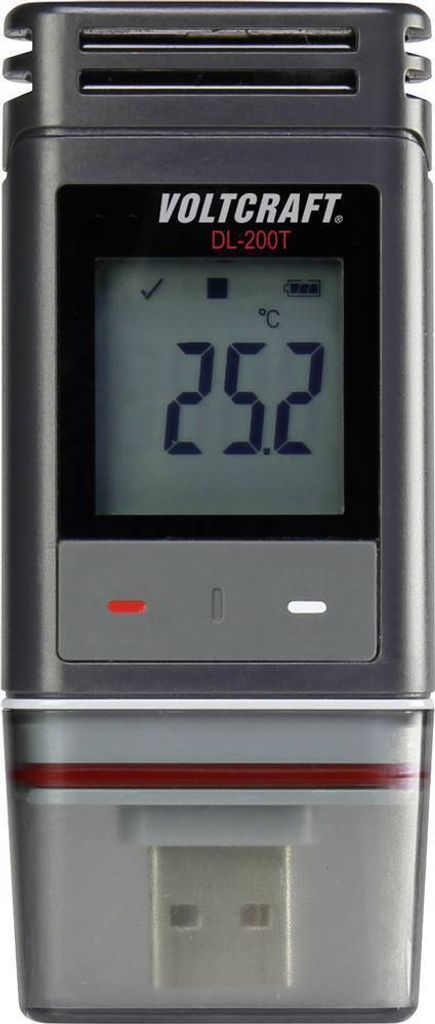 VOLTCRAFT DL-200 T DL-200T Temperatur-Datenlogger Messgröße Temperatur -30 bis +60 °C PDF Funktion