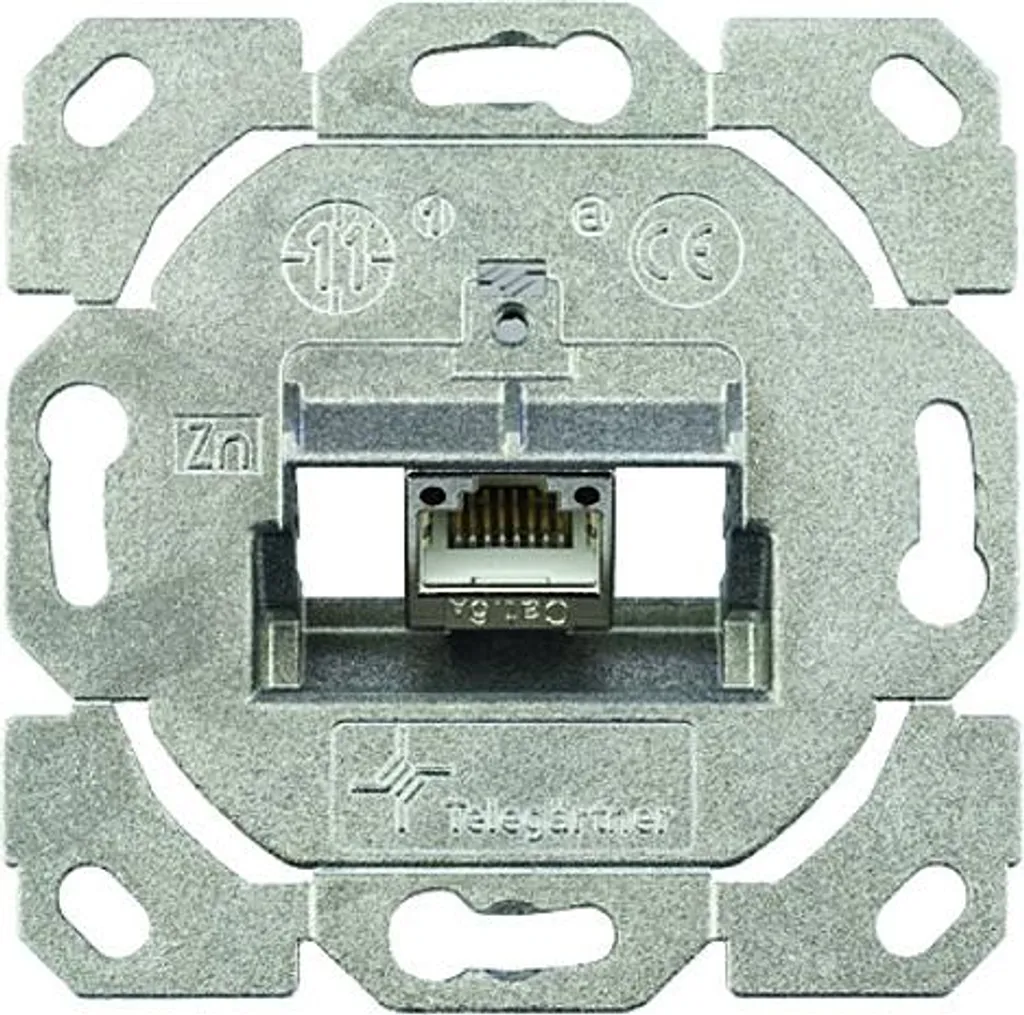 Support Module Telegärtner AMJ-SL UP/0 flex Montage Encastré Compact