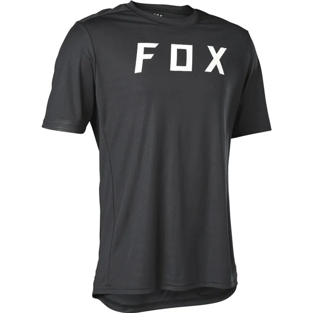 Maillot Fox Ranger Moth Noir - Vêtement VTT Manches Courtes Taille M