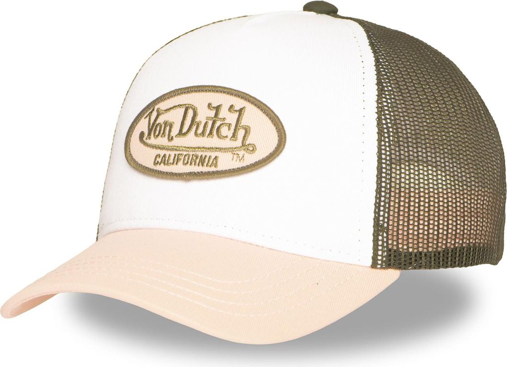Von Dutch Originals Kids Trucker Cap - BASIC LOGO PATCH Toddler Creme
