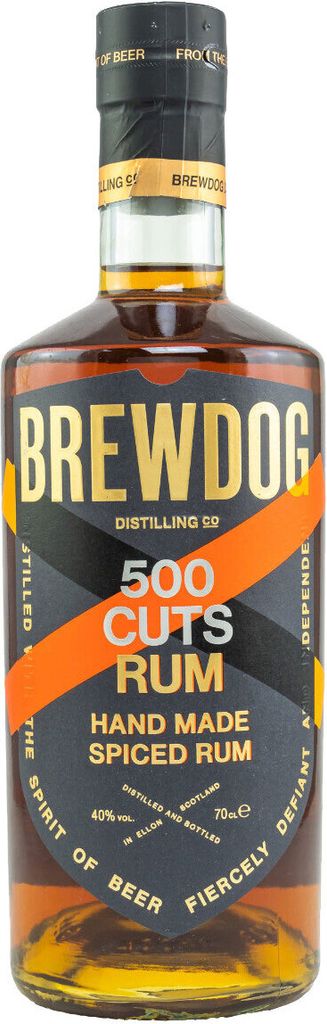 BrewDog 500 Cuts Spiced Spirit Drink 700ml 40% Vol.