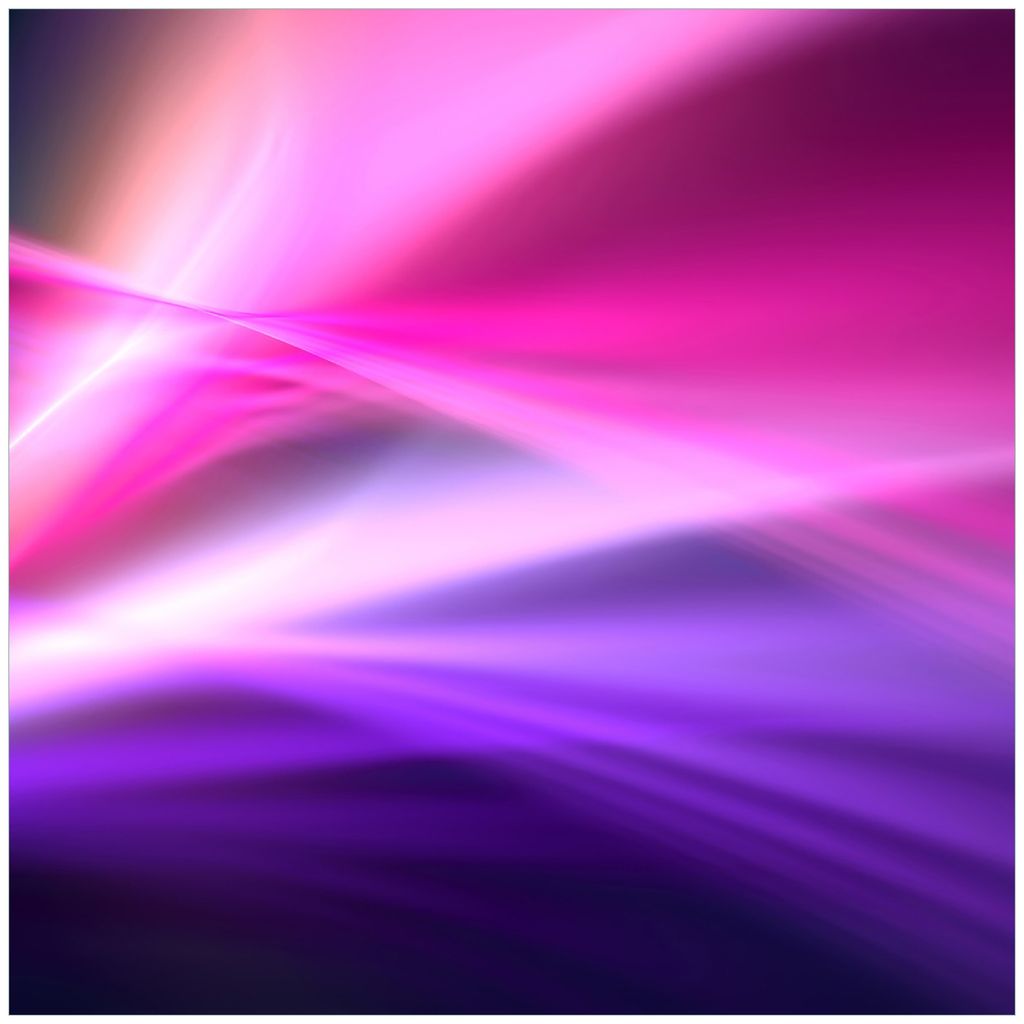 Wallario Magnet für Kühlschrank / Geschirrspüler, magnetisch haftende Folie - 60 x 60 cm, Motiv: Abstrakte Formen und Linien in pink lila