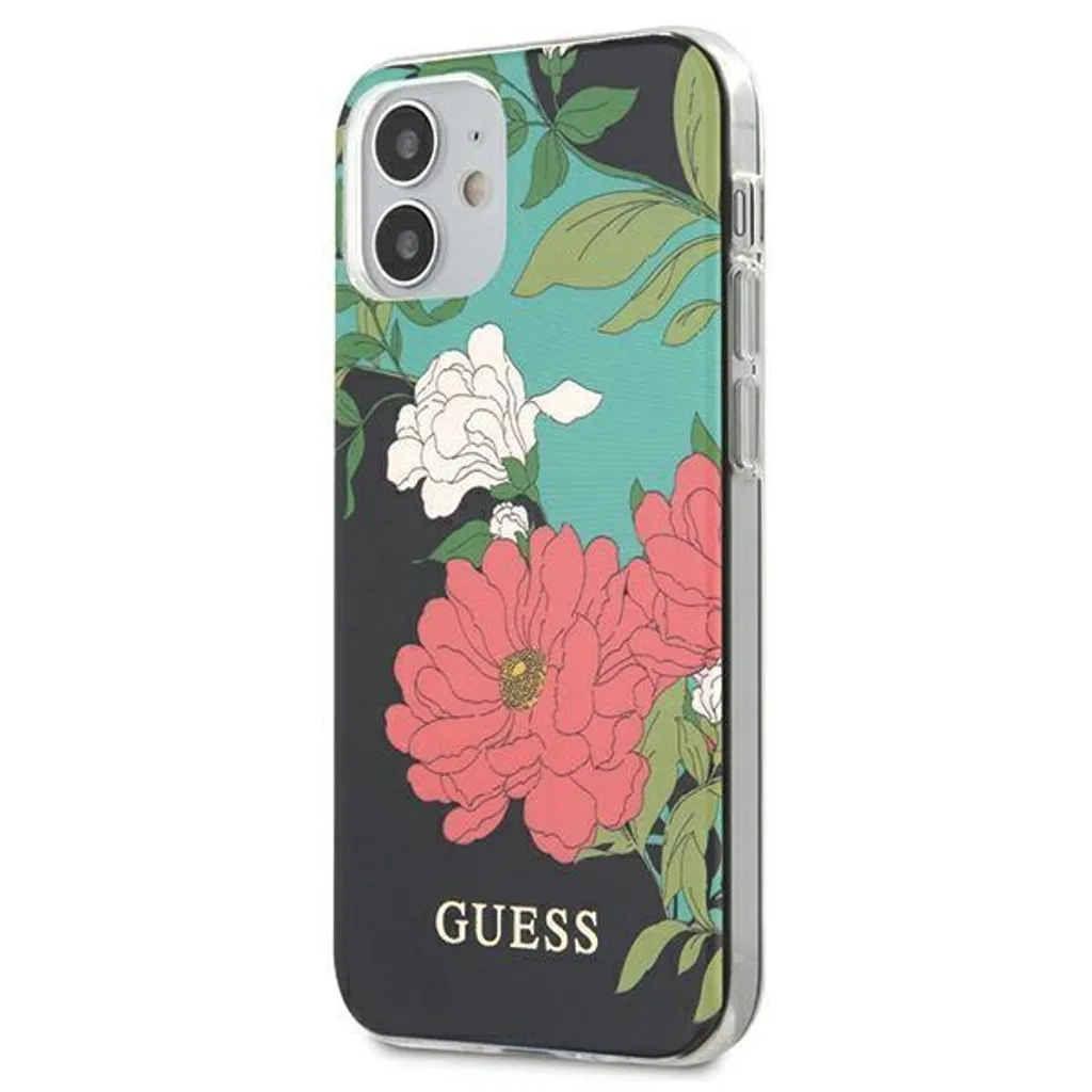 Custodia Protettiva Guess per iPhone 12 Mini - Cover Flower Originale