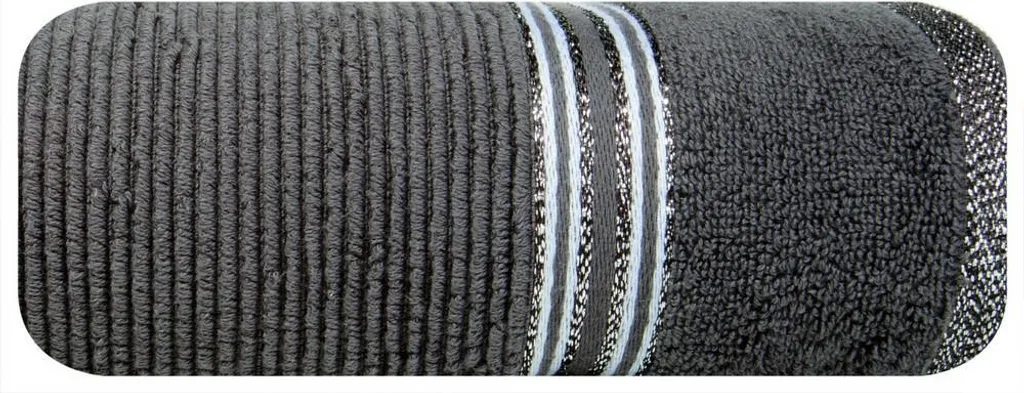 Set Asciugamano Eurofirany Filon 04 50x90 Acciaio - Spugna 530g Luxury