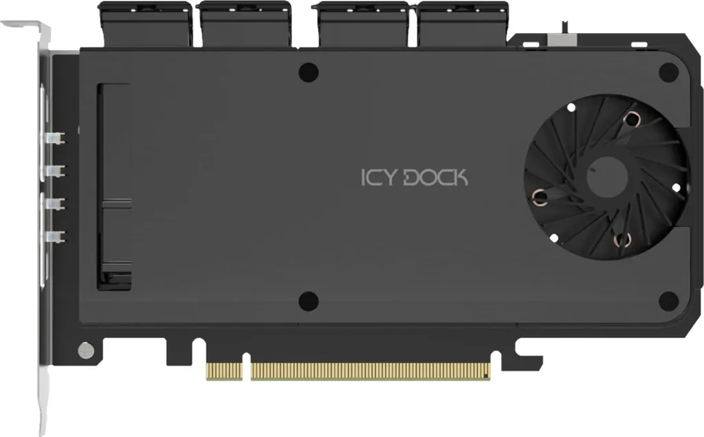 ICY Dock MB204MP-1B Adaptateur Rack Mobile pour 4 SSD M.2 NVMe PCIe