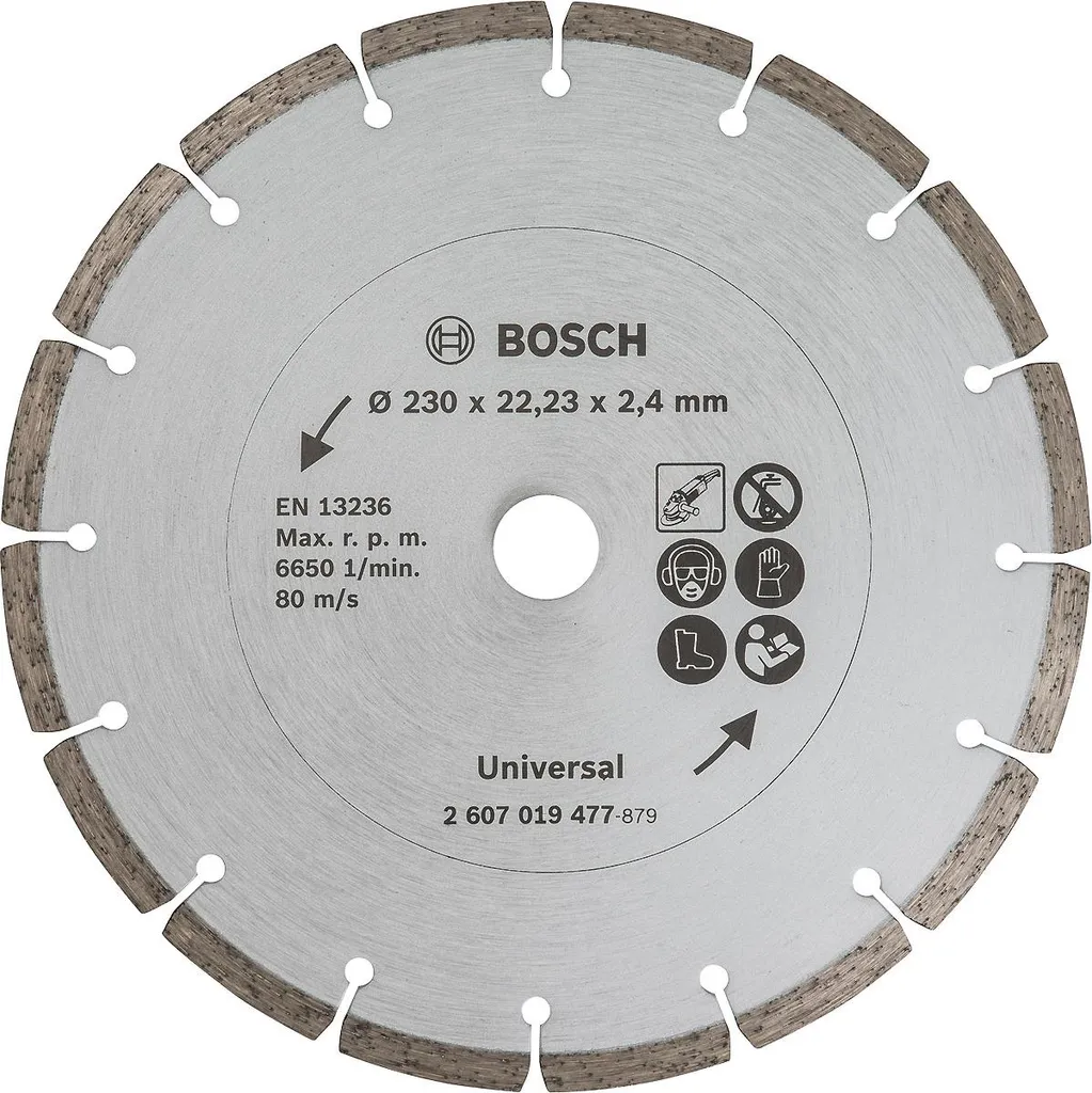 Disco Diamantato 230mm per Edilizia - Taglio Universale Cemento Armato