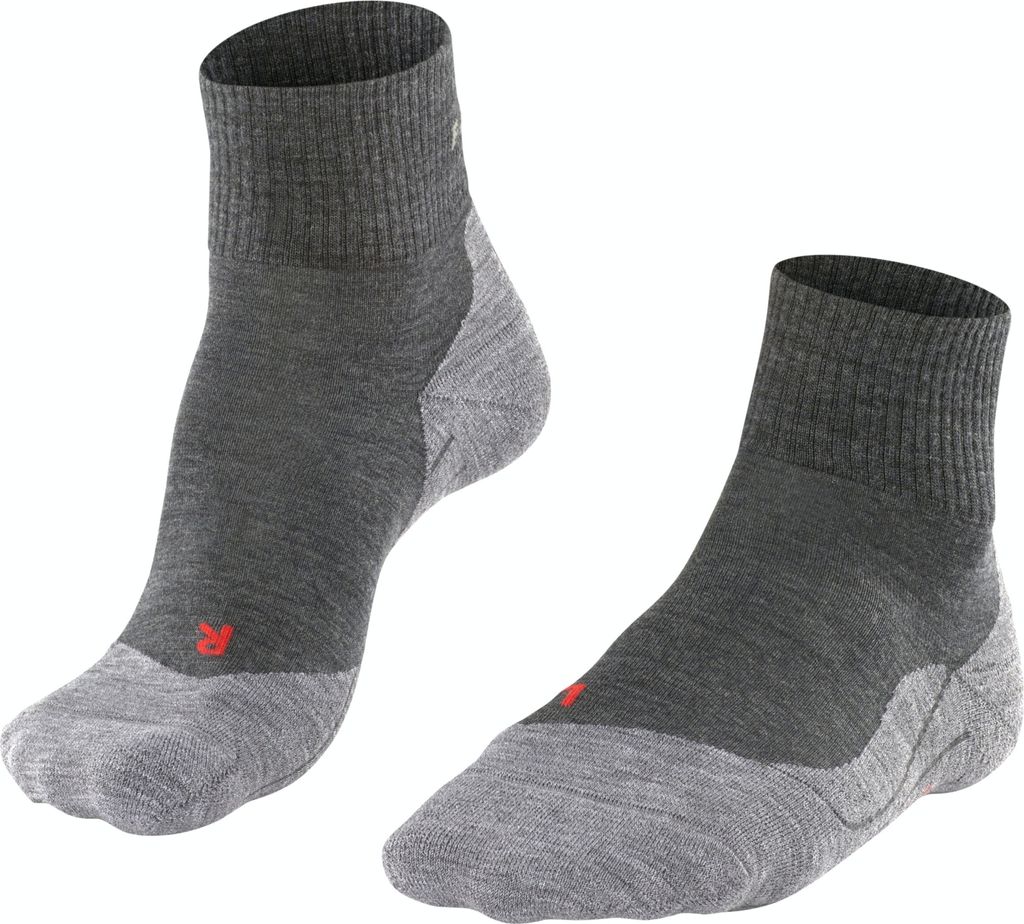 FALKE FALKE TK5 SHORT SOCKEN HERREN grau 44-45