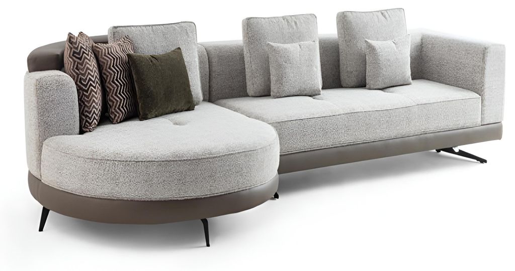 Designer Rundsofa s Polstersofa Exklusive Textilcouchen
