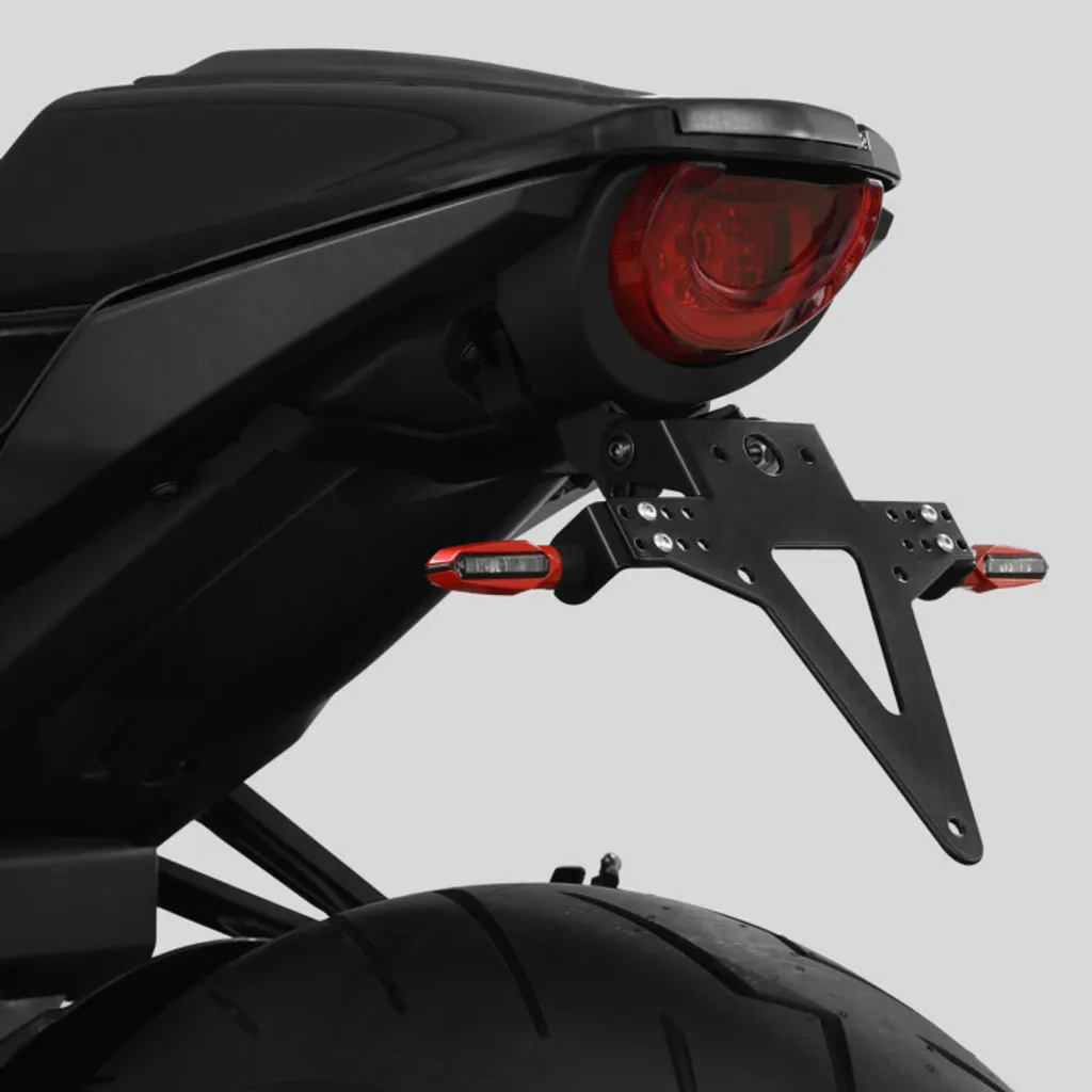 Support de plaque court pour Honda CB1000R 2021-2024 en acier noir