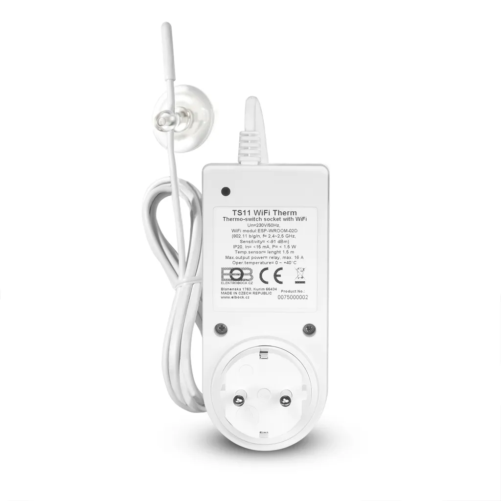 Prise thermostatée Elektrobock pour chauffage électrique d'appoint - 3