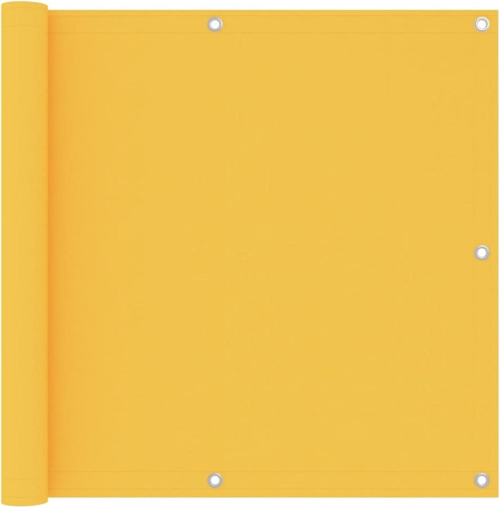 Maison Exclusive - Balkon-Sichtschutz Gelb 90x500 cm Oxford-Gewebe