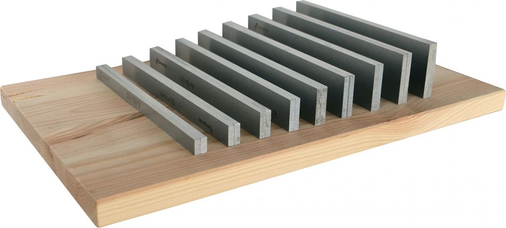 PAULIMOT Parallelunterlagen-Set 18-teilig Länge 160 mm, Breite 4 mm