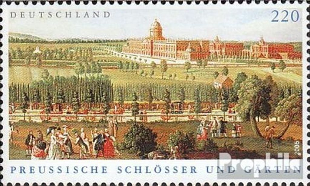 Briefmarken BRD (BR.Deutschland) 2005 Mi 2476 (kompl.Ausg.) gestempelt Schlösser
