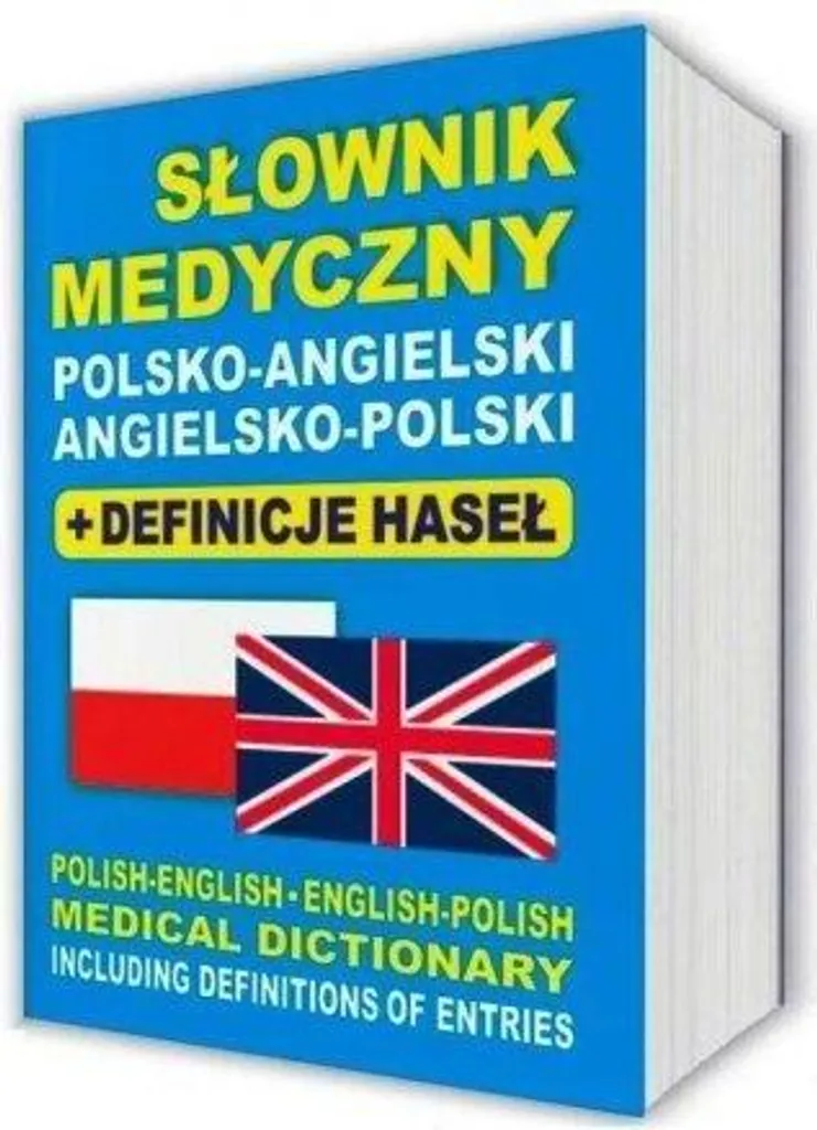 Dizionario medico polacco-inglese e inglese-polacco con definizioni dei lemmi