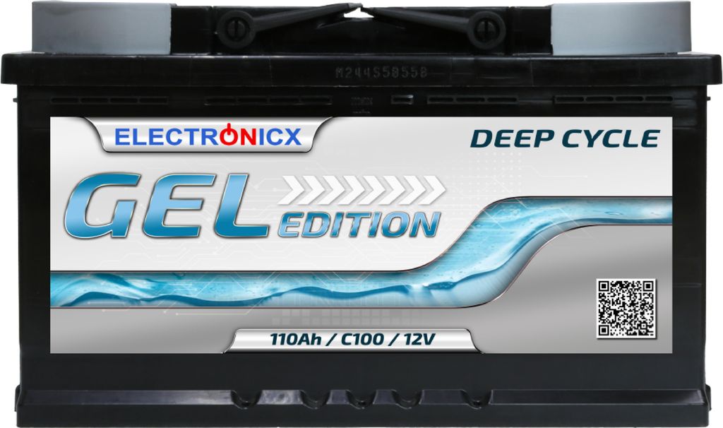 Electronicx Akumulator żelowy 110 Ah 12 V ▶ Kampery i Zdjęcie produktu 