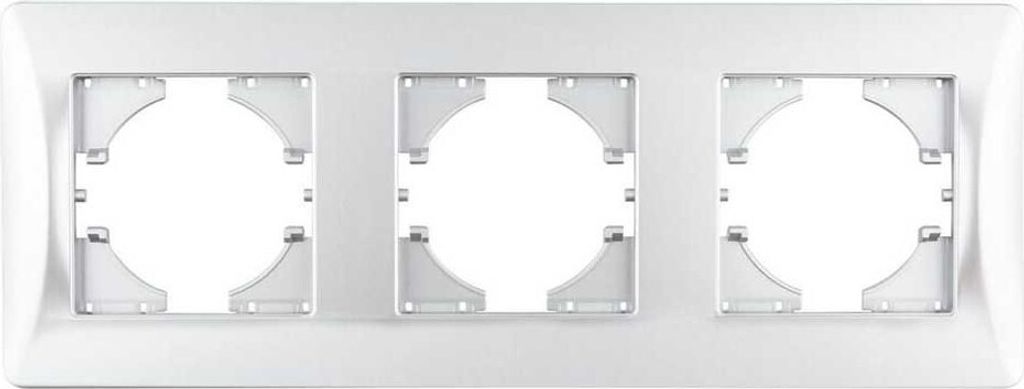 Onlex Horizontaler Rahmen 3 Elemente Silber Silber One Size