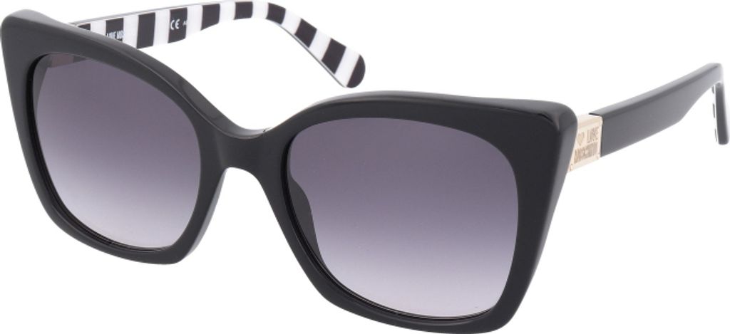 Love Moschino MOL000/S BLACK/DARK GREY SHADED 53/19/140 Produktbild 