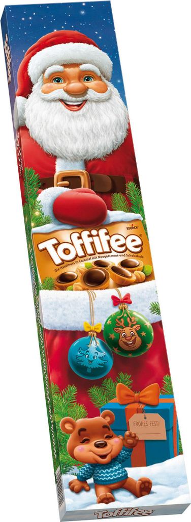 Toffifee 45er Packung Motiv Weihnachtsmann, Rentier oder Produktbild 