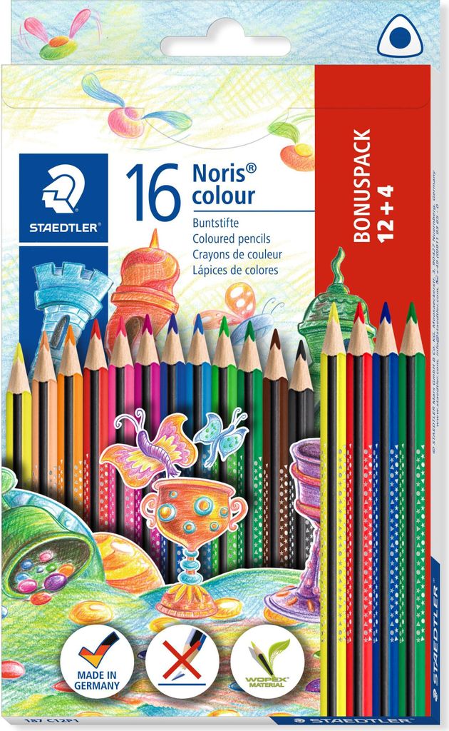 STAEDTLER Buntstift Noris colour 12+4 Produktbild 1