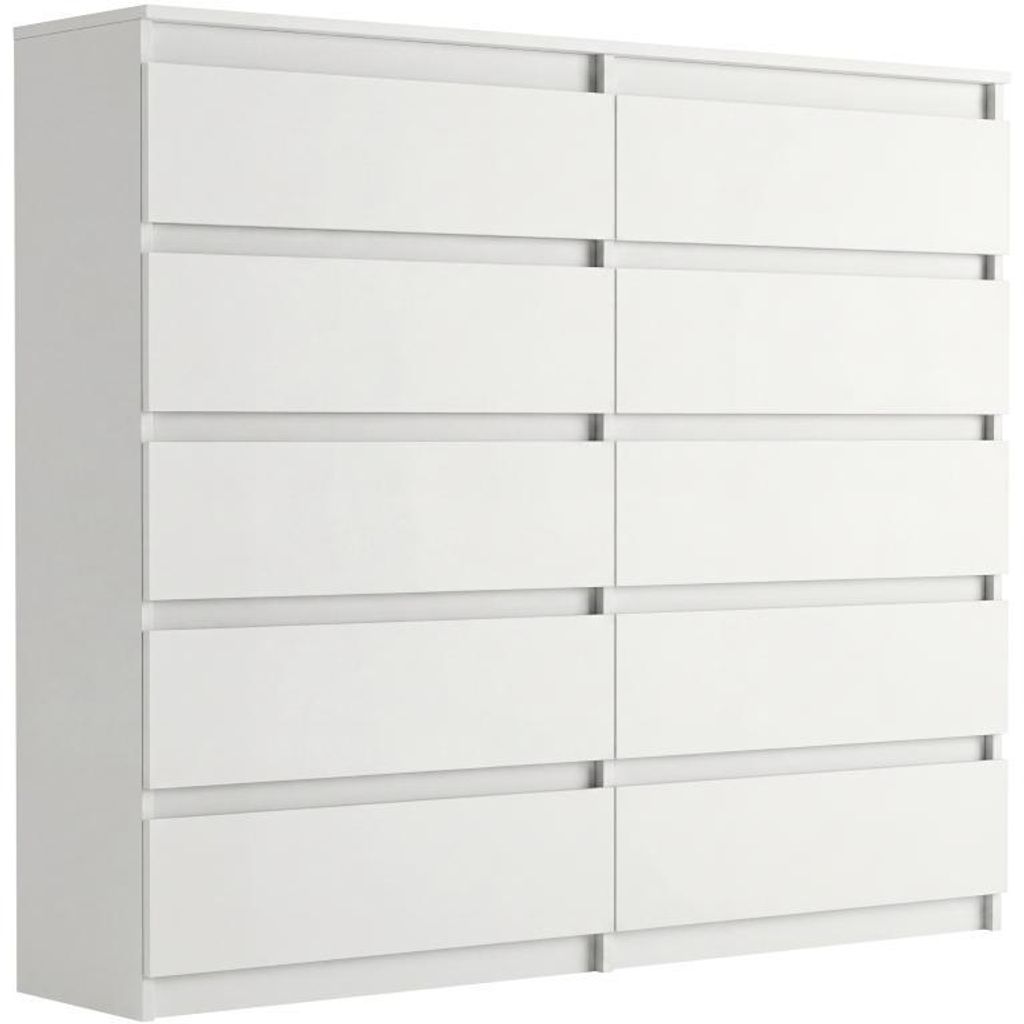 Nowoczesna Komoda 140Cm, Szafka, 10 Szuflad, R-140-S10 Zdjęcie produktu 