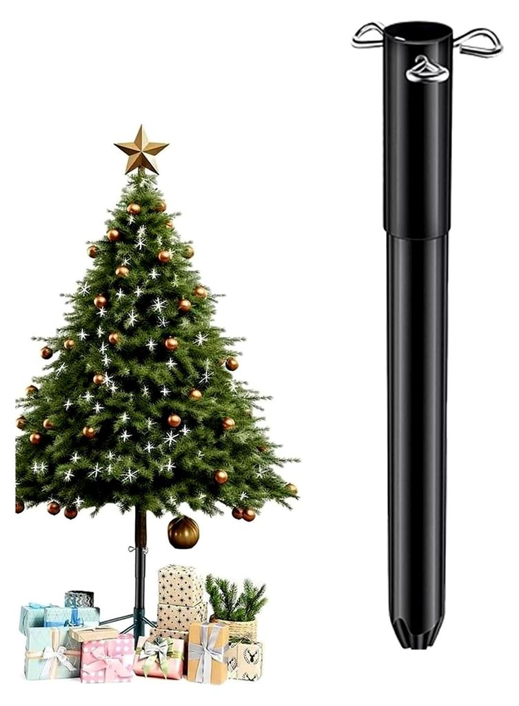 Christbaumständerverlängerung - Robuste saisonale Dekoration zur Höhenanpassung - Ständer für erhöhte Baumposition | Für Innen- und Außenbe...