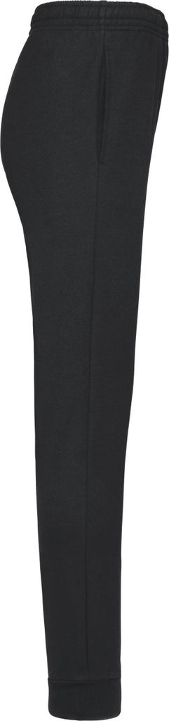 Unisex Hose aus gebürstetem Baumwoll-Molton mit Elastikbund und Strickbündchen