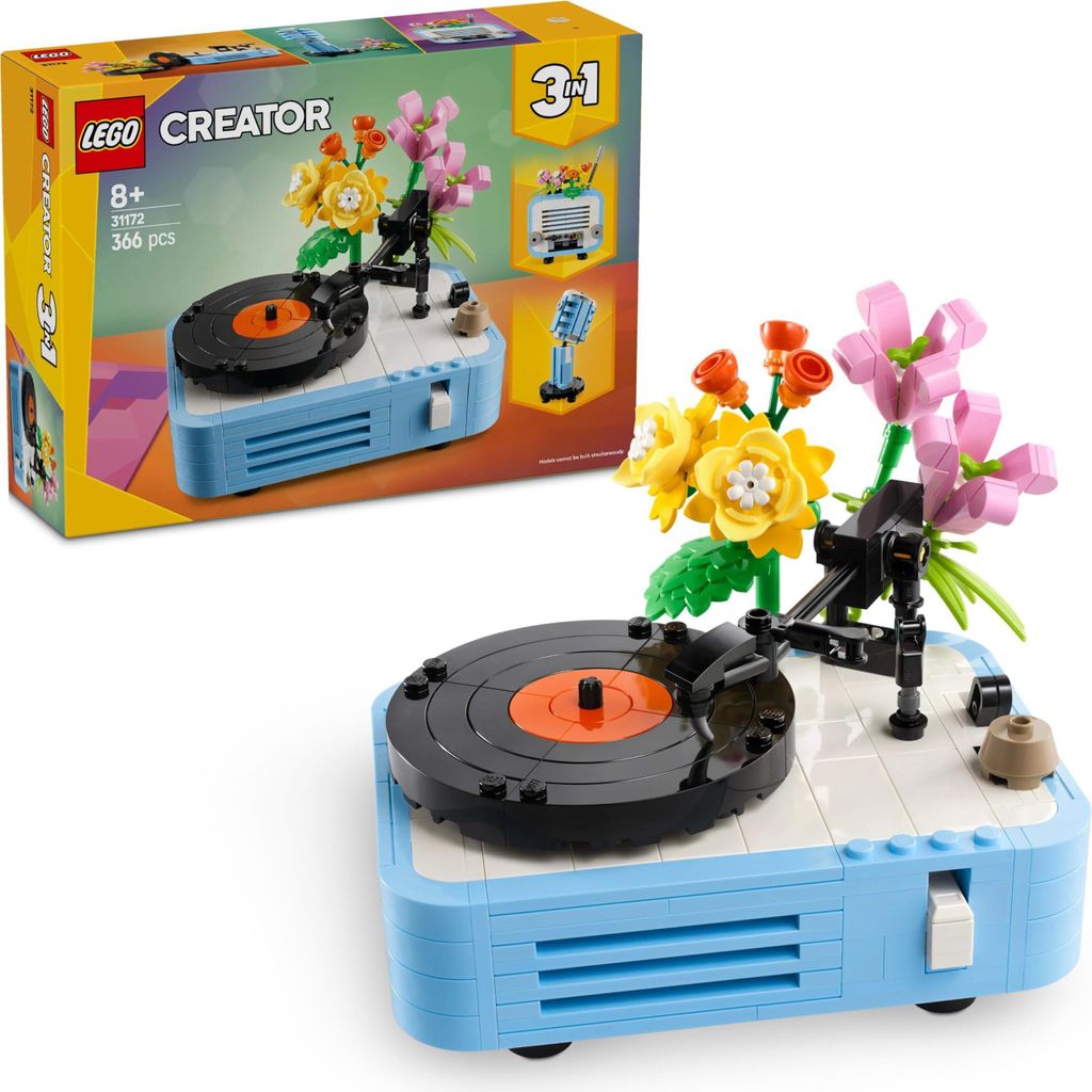 LEGO Creator Gramofón s kvetmi, Stavebnica, 8 rok / roky, Obrázok produktu 