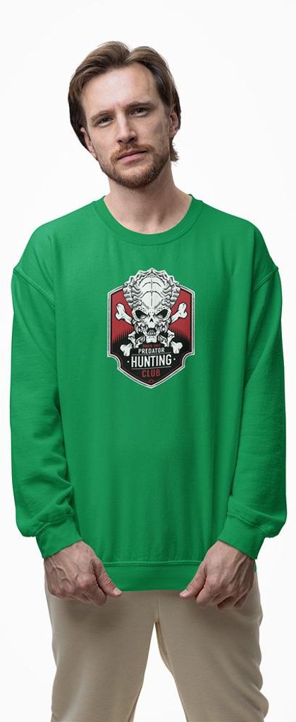 D&B Design Uni Pullover SWMO00097 Predator Grün-Größe M