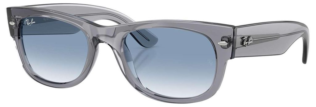 Ray-Ban Mega-Wayfarer-Sonnenbrille, Grau One Size