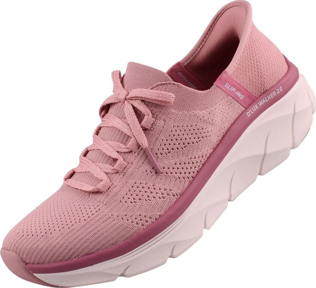 SKECHERS DLUX WALKER 2.0 SLIP-INS Rosa