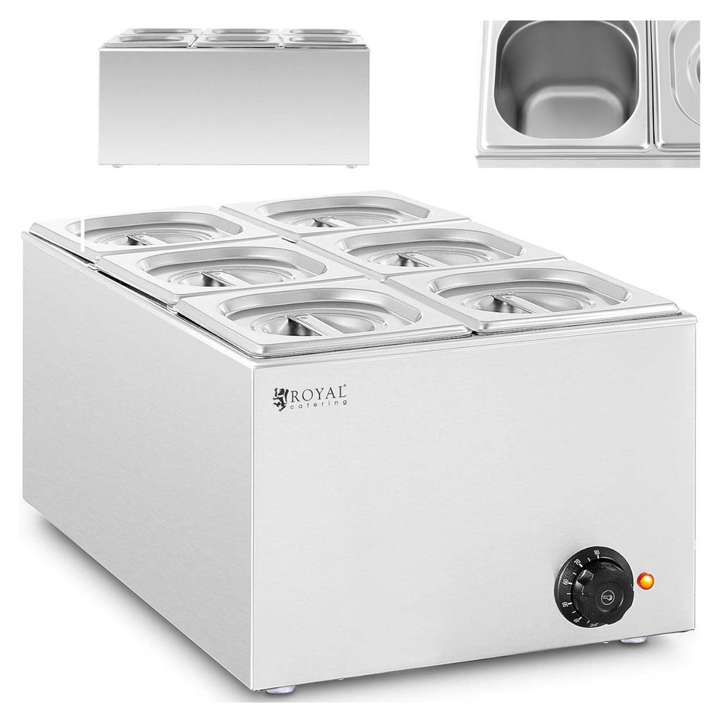 Bemar Podgrzewacz Elektryczny 6 X Gn 1/6 640 W Zdjęcie produktu 
