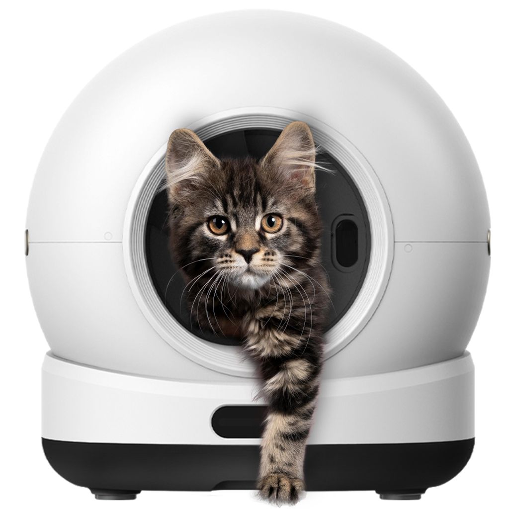 Zedar K1200 - Automatische Katzentoilette - Selbstreinigende Katzentoilette - Inkl. App - Mit Katzenstreumatte und 3 Rollen Auffangbeutel - 82L XXL
