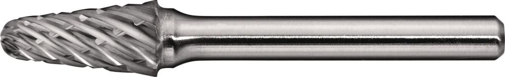 TECWERK Frässtift KEL Special Steel D.10mm Kopf-L.20mm Schaft-D.6mm HM Verz.Kreuz TW