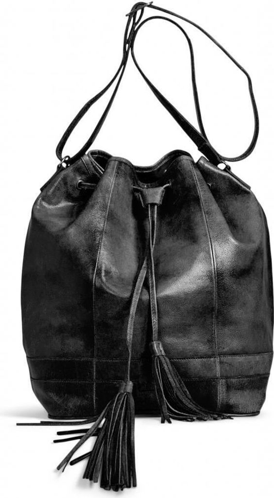 muud Marina Ledertasche schwarz