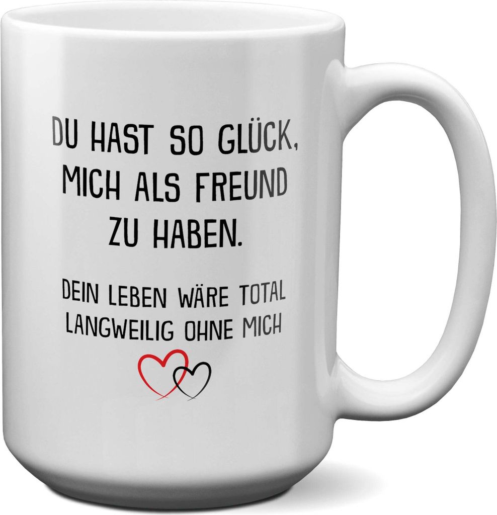 22Feels XL Tasse Freundin Geschenk Jahrestag für Sie Valentinstag Frauen 1 Jahr Weihnachten Geburtstag Beziehung Paar Kaffeetasse Geschenkidee Bü...