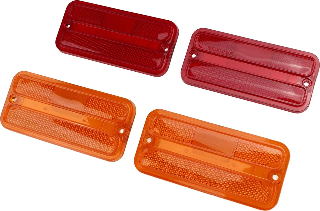 Feux de position étanches rouge et jaune 0849-520 pour Chevy Van - 4
