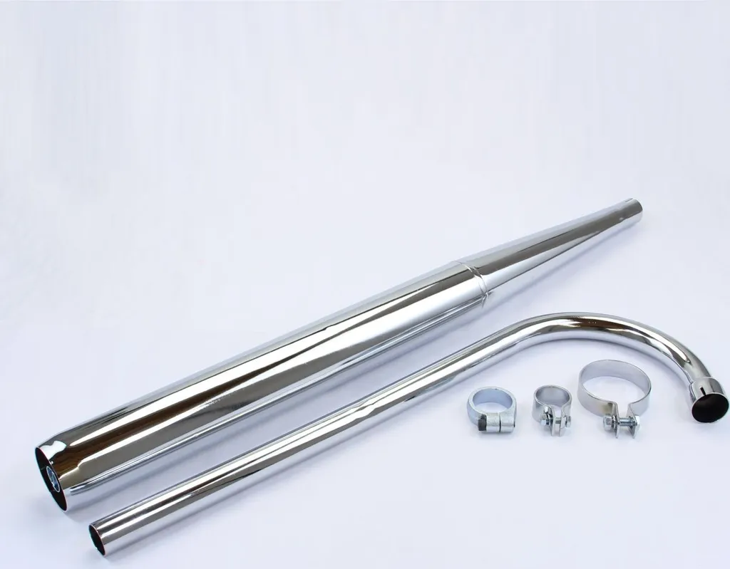 Échappement avec Coude SET pour Zündapp C CS 50 et GTS 50 Type 517