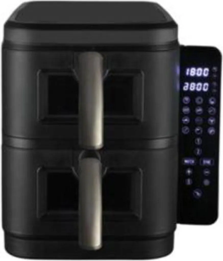 Friteuse à Air Severin 2600W Grande Capacité 2x5,5L Noir 19 Programmes - 10