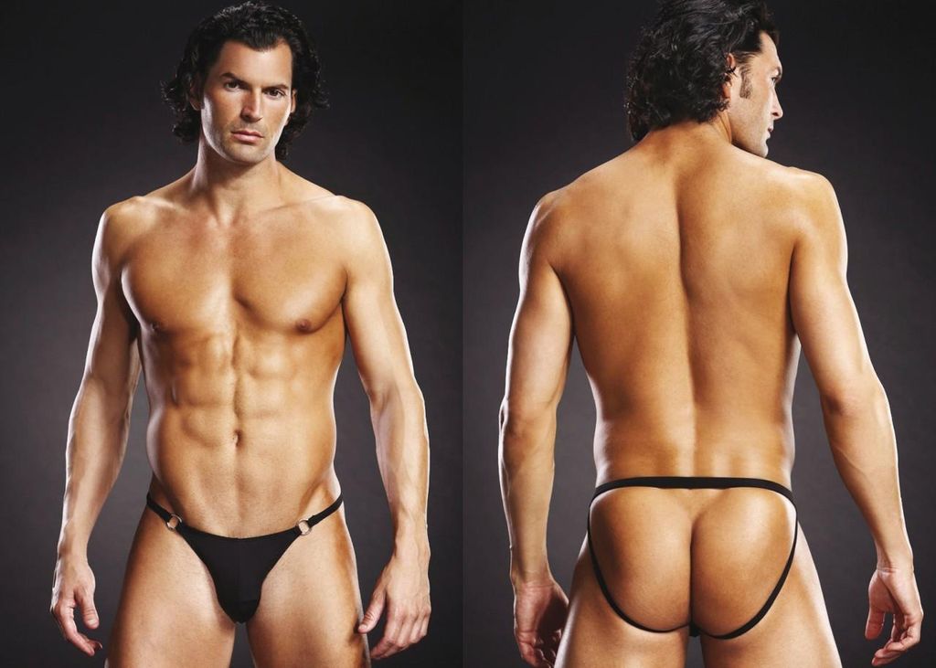 Blue Line Thong Schwarz L/Xl