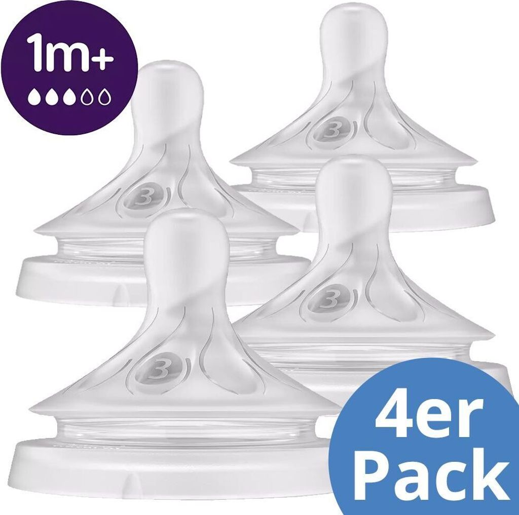 Philips Avent Trinksauger 4er Pack Natural Response - Silikon