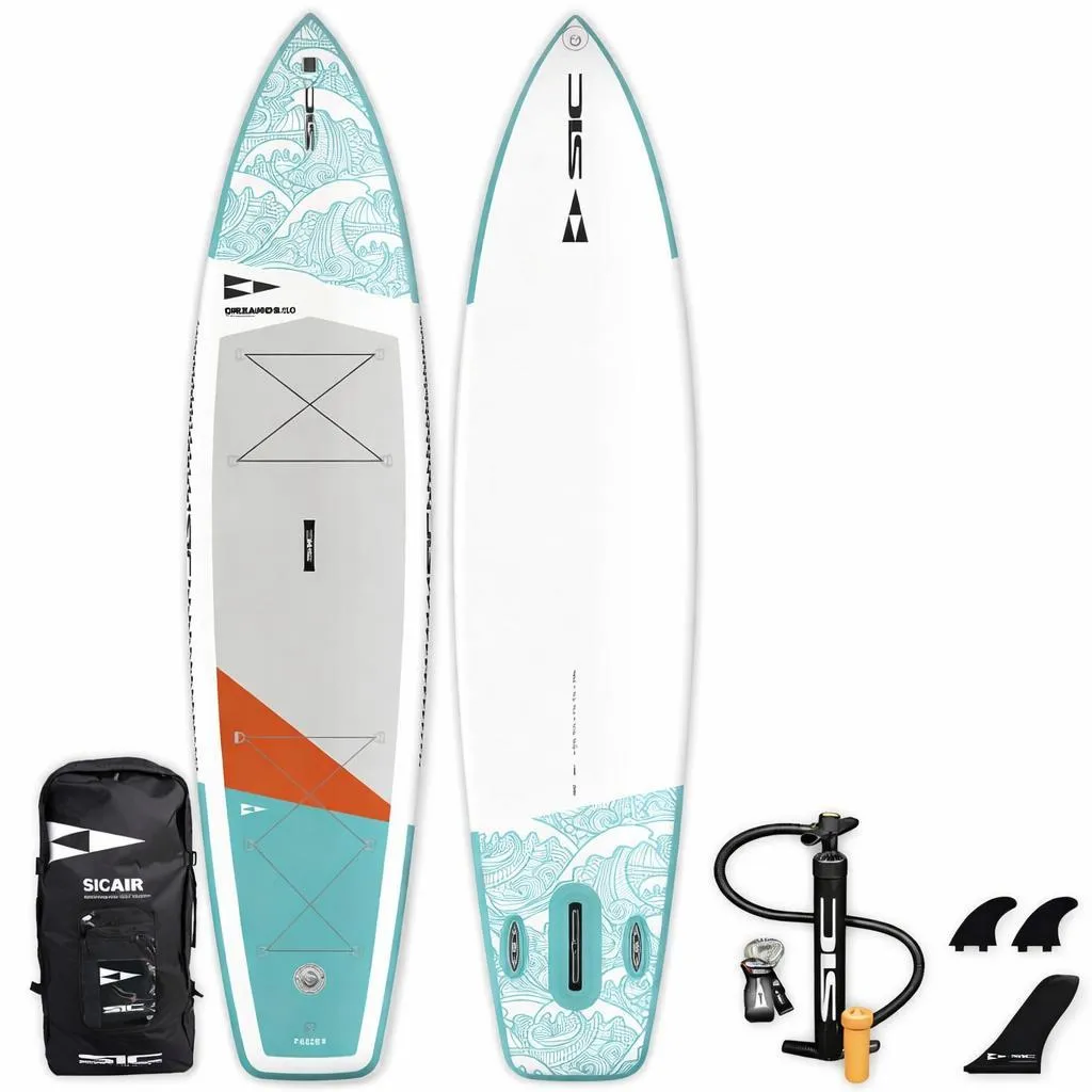 Paddle Gonflable de Randonnée SIC Okeanos Air 11 Pouces en Fusion