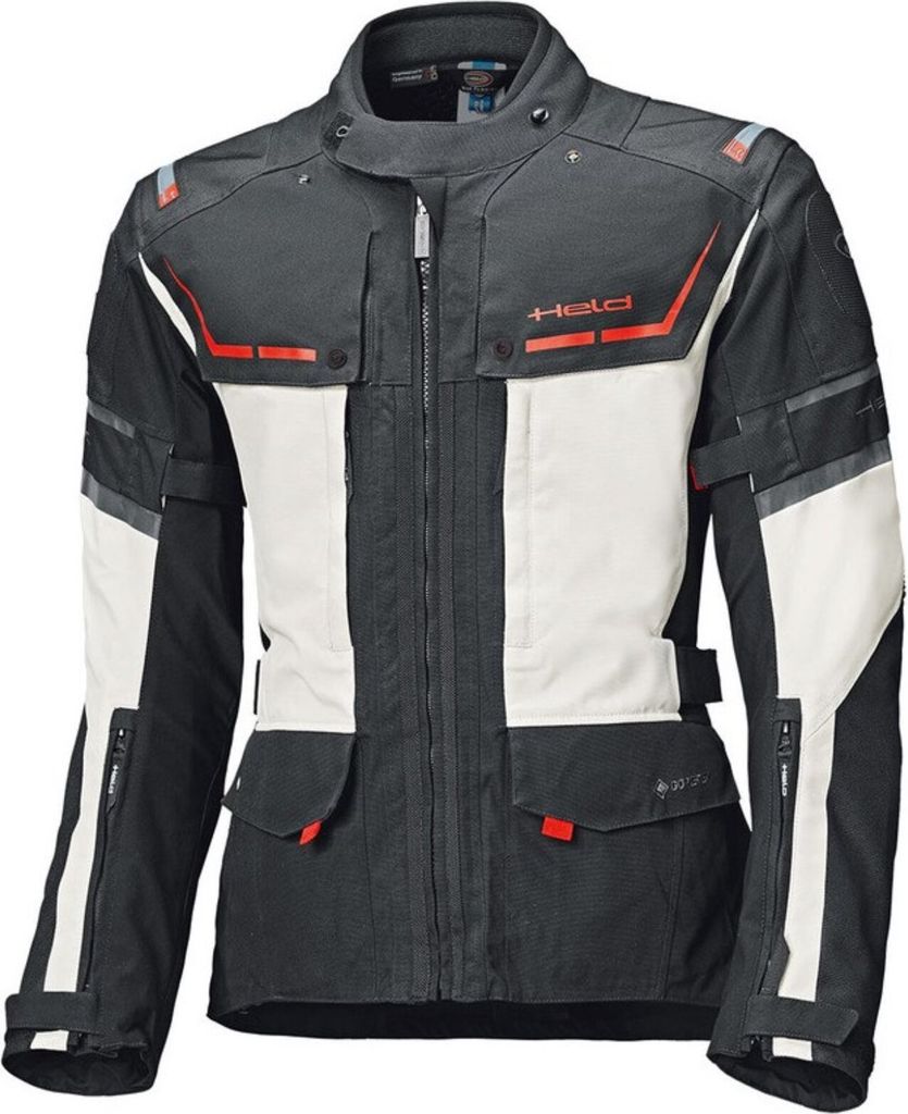 Held Karakum Motorrad Textiljacke, schwarz/grau, XL