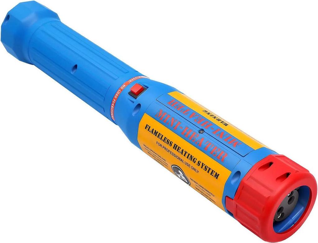 Induktionsheizer - Handgerät zum Lösen von Schrauben, Muttern & Lagern - 1100 W - 8 Spulen - 800°C - Auto-Abschaltung - Blau