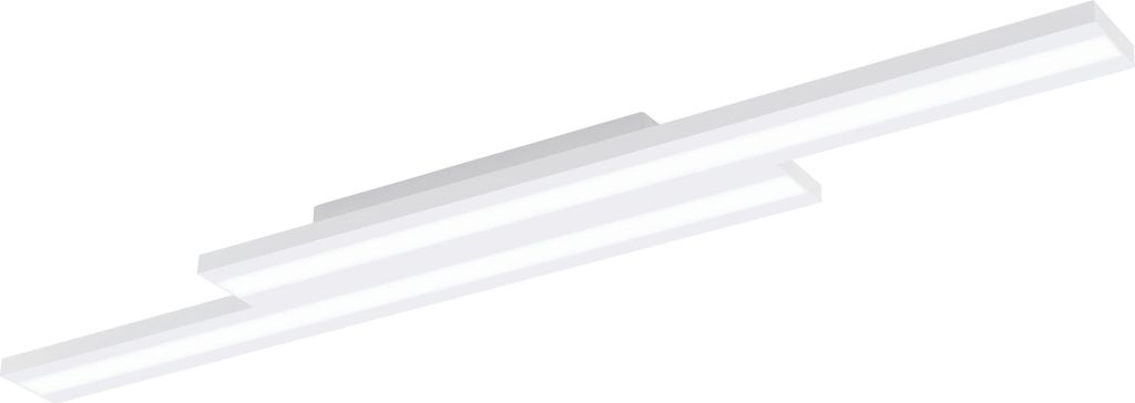 SALITERAS-Z Wand-/Deckenleuchte Lampe Beleuchtung - L116 x B16 x H5 cm - weiß - 2X10,2W inkl. - IP20