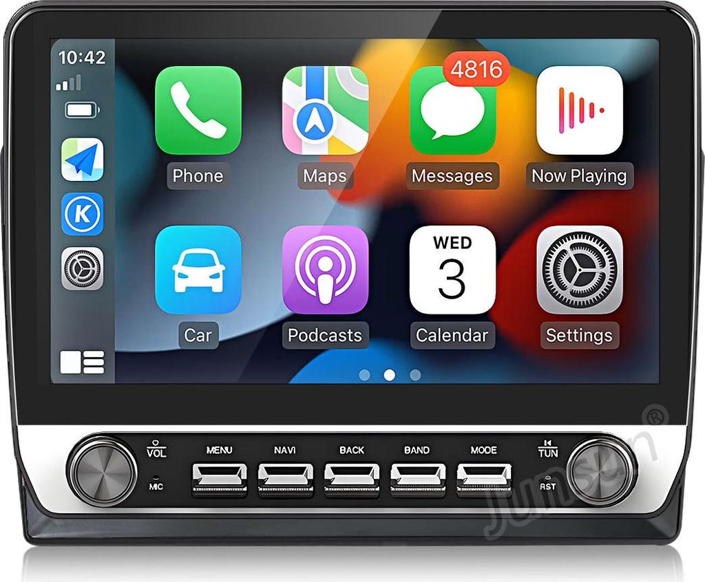 10.1 Zoll 2+64GB Android 15 Autoradio Für Citroen C5 2008-2017 Wireless CarPlay Android Auto WiFi GPS Navi RDS DSP DAB+ BT Mit Drehknopf
