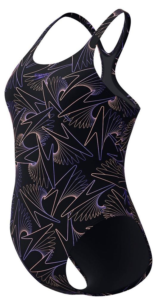 Speedo Hyperboom Medalist Badeanzug Damen, Farbe:Schwarz, Produktbild 