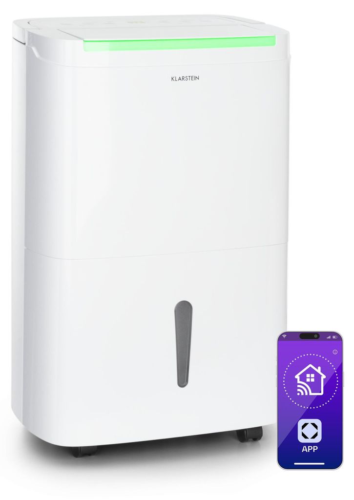 Klarstein DryFy Connect 50L Smart Luftentfeuchter, 50L/24h, Produktbild 