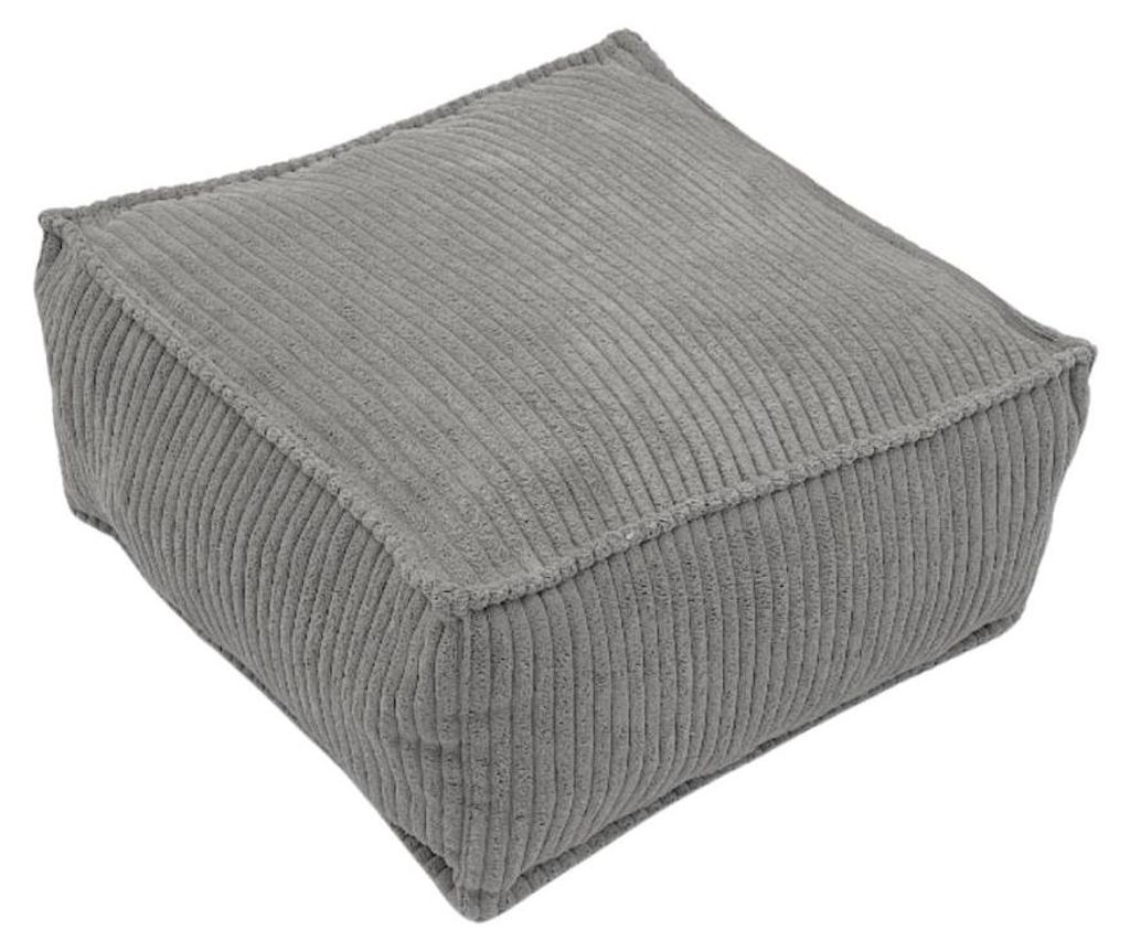 Poso großes Sitzkissen hellgrauer Cord 60x60