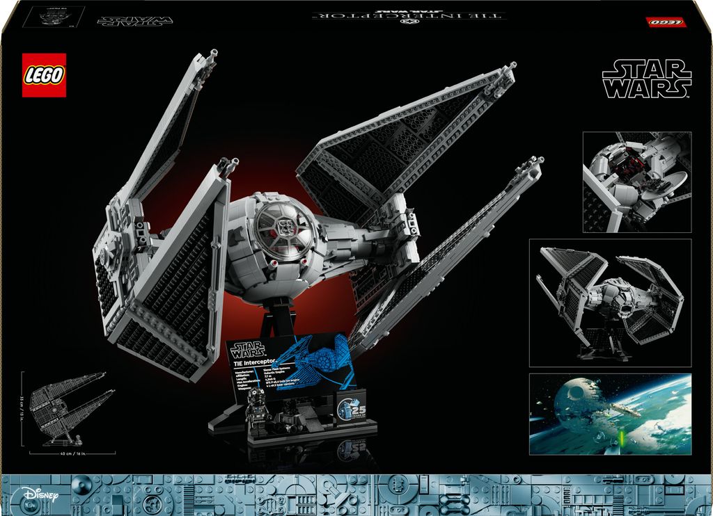 LEGO Star Wars TIE Interceptor, Zestaw dla Dorosłych Fanów Zdjęcie produktu 